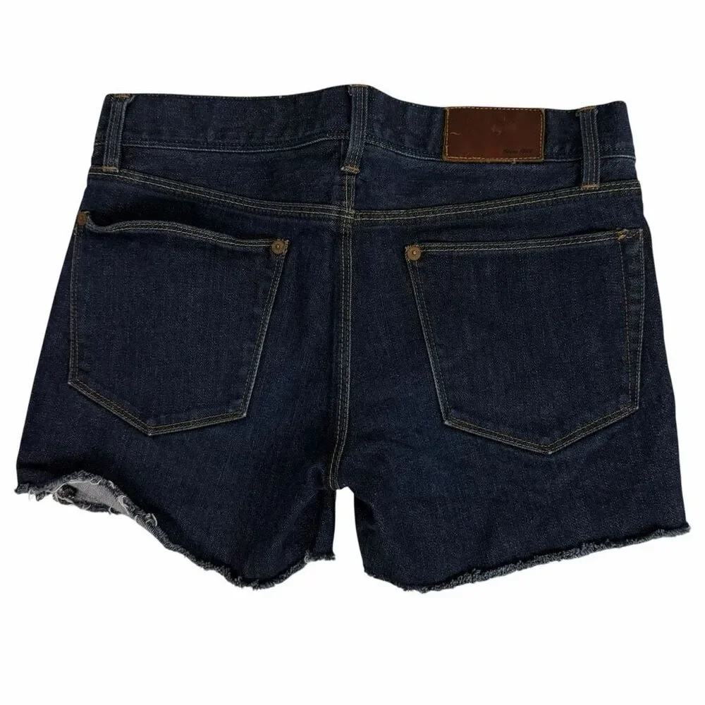 Madewell size 27 Cut Off Women's Denim Shorts Jorts Dark Wash